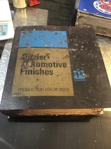 Libro a color producción acabado automático DITZLER años 70-80 chip de pintura vintage - Imagen 1 de 23
