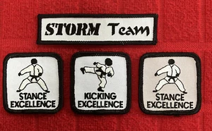 MARTIAL ARTS PATCHES-4 PIECE SET - Picture 1 of 16