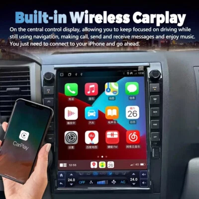 13'' Car Stereo Radio Android Navi 8+256GB For Toyota Tundra 07-13 Sequoia 08-21 - Image 1 of 4