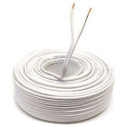 (0,90€/m) Kabel głośnikowy 10m Biały 2,5 mm2 Miedziany kabel audio Kabel skrzynkowy Przewód