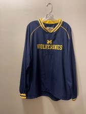 Heisman Collection Reebok Windbreaker XL Pullover Michigan Wolverines NCAA