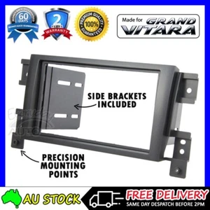 Double DIN 2DIN Fascia Kit Dash Panel Trim for Suzuki Grand Vitara JB 2005-2013 - Picture 1 of 3
