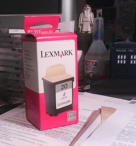 cartouche d'encre couleurs n°20 (15M0120) neuve pour Lexmark - Compaq ou Samsung - Photo 1/4