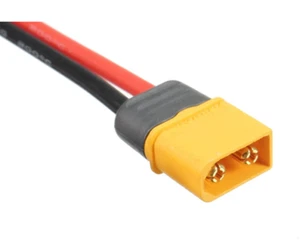 Amass XT60 Connector Pigtail Male XT60 Plug with 10cm 14AWG Silicone Wire Lead - Picture 1 of 3