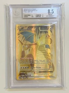2016 Pokemon Dragonite EX Full Art #106 XY Evolutions BGS 8.5 Graded Card - Picture 1 of 11