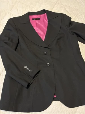 Traje pantalón negro Escada 2 piezas Foto 1 de 4