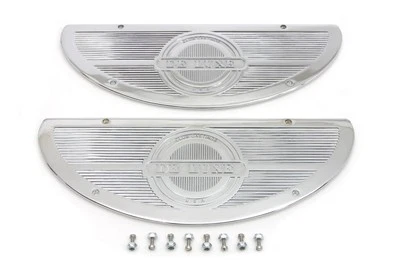 Deluxe Footboard Insert Chrome fits Harley Davidson - Image 1 of 4