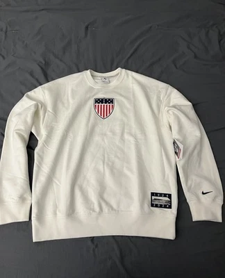 Sudadera Nike Team USA Solo Swoosh Para Hombre M Nueva Con Etiquetas Bordada Polar FN1136-133 Foto 1 de 4
