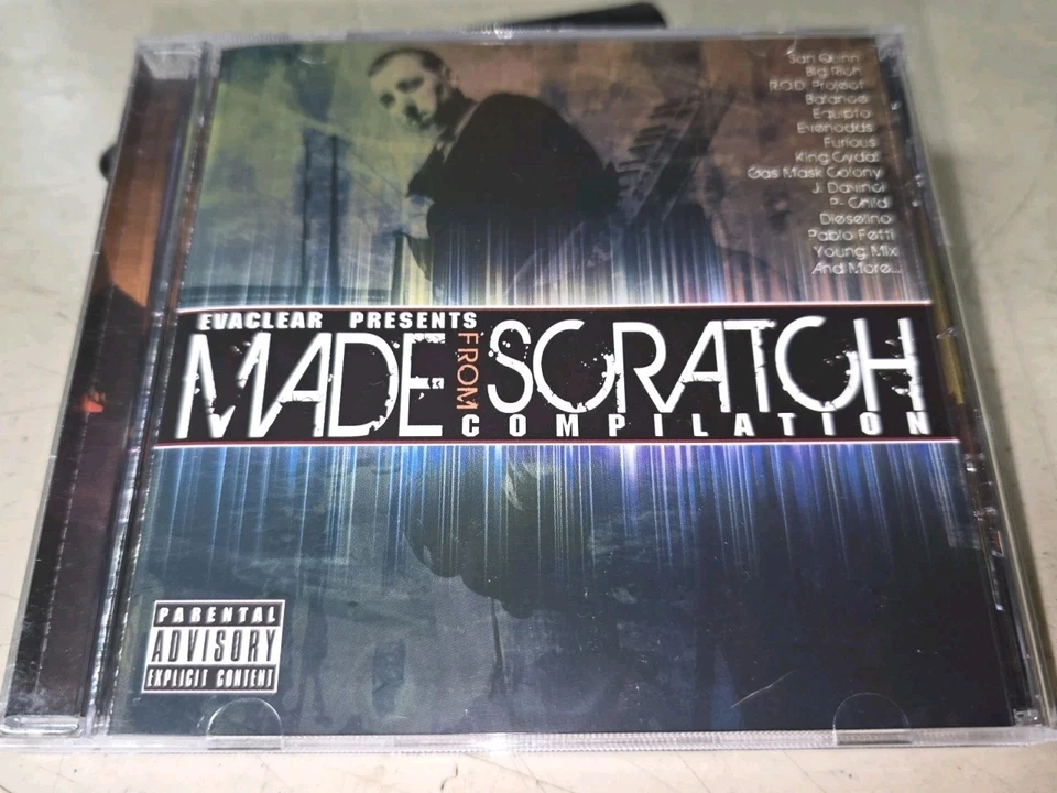 EVACLEAR presents MADE FROM SCRATCH COMPILATION   RARE BAY G-FUNK RAP SAN QUINN  - Image 1 of 3