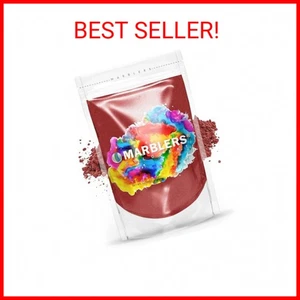 MARBLERS Red Mica Powder Colorant [Deep Red] 3oz (85g) |Cosmetic Grade | Epoxy R - Picture 1 of 2