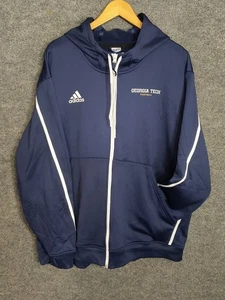 Georgia Tech Football Player #65 2024 Adidas Jacke Navy Blau Hoodie Herren 2XL - Bild 1 von 12