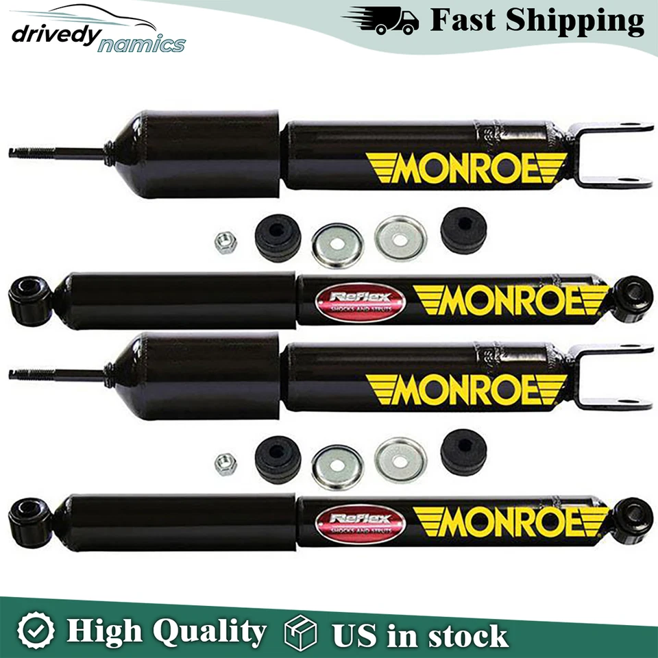 NUEVO Kit Amortiguadores Delanteros y Traseros Monroe Reflex Para Chevy Tahoe GMC Yukon XL Foto 1 de 4