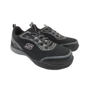 Zapatos de trabajo deportivos Skechers para mujer 99996550 punta de acero SP negros/rosa talla 9,5 M - Imagen 1 de 7