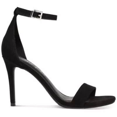 Sandalias de vestir Wild Pair para mujer de 8,5 W negras de tacón alto con tacón de aguja nuevas en caja FN0 Foto 1 de 4