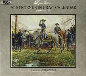 2019 Mort Kunstler Legends in Gray Wall Calendar - Picture 1 of 2