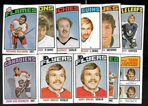 1976-77 OPC O PEE CHEE NHL HOCKEY CARD + ERROR & VARIATION 265-396 SEE LIST - Picture 1 of 283