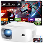 4K Support Portable Mini Projector with Wifi/Bluetooth/Speaker 11000Lumens Proje