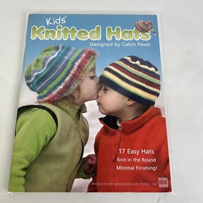Knitting Pattern Hats Children NB to 6 Years Knit in the Round 17 Designs - Image 1 of 4