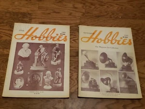(Lot of 2) April 1969, September 1969 HOBBIES MAGAZINE FOR COLLECTORS - Picture 1 of 12