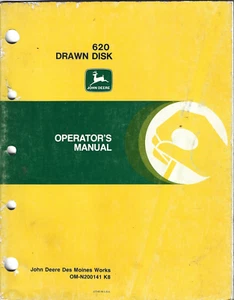 John Deere 620 Drawn Disk Operator's Manual - Imagen 1 de 2