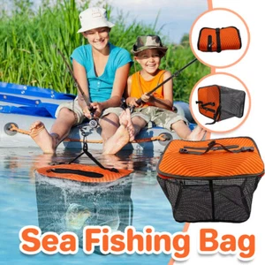 Floating Fish Protector Reel Storage Bag Portable Fish Net Bag Fish Protector - Picture 1 of 13