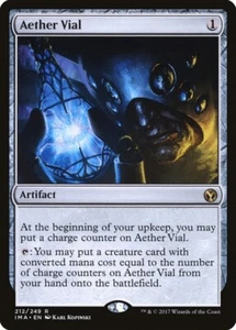 MTG Near Mint Foil Aether Vial - [Iconic Masters NM - Picture 1 of 1