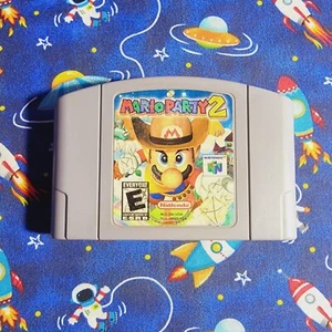 Mario Party 2 (Nintendo 64 N64) Authentic Genuine OEM Tested - Picture 1 of 2