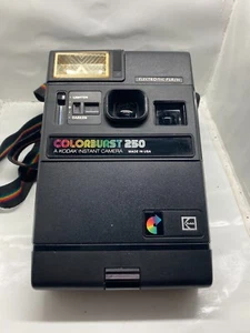 Rara fotocamera istantanea Kodak Colorburst 250 vintage, fotocamera Kodak con custodia - Foto 1 di 14