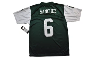 Reebok Youth Boys NFL New York Jets Mark Sanchez Football Jersey NWT M, L, XL - Picture 1 of 6