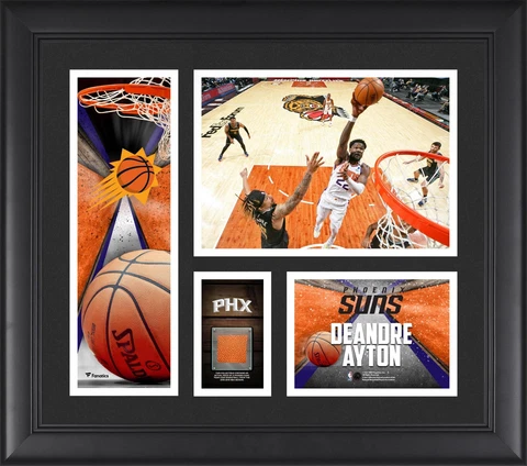 DeAndre Ayton Phoenix Suns Framed 15'' x 17'' Player Collage with a Cover