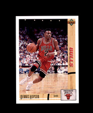 1991-92 Upper Deck #169 Dennis Hopson Chicago Bulls Ohio State Buckeyes