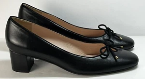 Stuart Weitzman Damen-Slipper schwarz bequem Gabby Blockabsatz Leder 9 1/2 - Bild 1 von 11