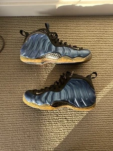 Nike Air Royal Blue/Navy Foamposite one Foams Size 8.5 US Mens 2011 - Picture 1 of 9