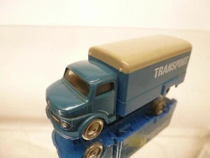 LEGO 651-2 MERCEDES BENZ TRANSPORT TRUCK - BLUE 1:87 - GOOD CONDITION - 122 - Picture 1 of 8