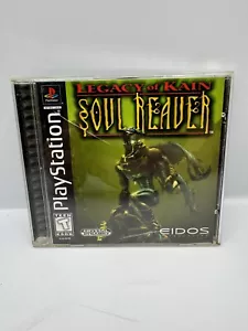 Legacy of Kain: Soul Reaver (Playstation 1, 1999) PS1 Complete Black Label Reg - Picture 1 of 6