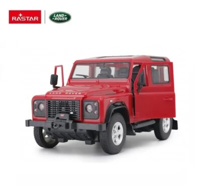 1/14 Rastar Land Rover RC Car Defender Red - Image 1 of 3