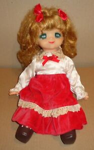 CANDY CANDY DOLL 36 CM. WHITE/RED DRESS POPY ANNI '70