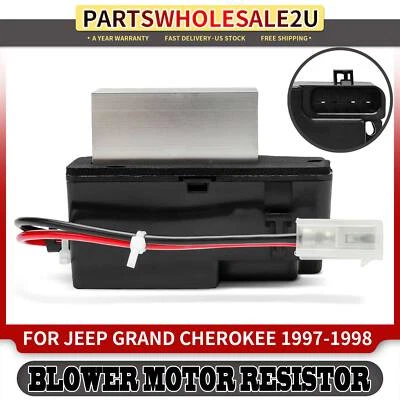 Heater Blower Motor Resistor for Jeep Grand Cherokee 1997-1998 w/ Wire Harnessss - Image 1 of 4