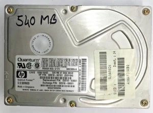 Disco rigido IDE 540 MB Quantum Fireball 3.5 Series D2918 AT 3,5 POLLICI #FP3543 - Foto 1 di 2