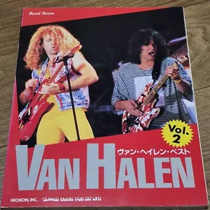 VAN HALEN - BEST OF VOL.2 - JAPAN BAND SCORE (SONGBOOK w/ TAB) - Picture 1 of 12
