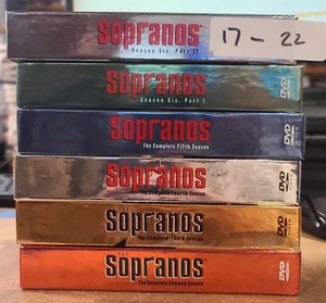The Sopranos HBO Series DVD Seasons 2-6 (Missing Season 1) Box Set Assorted - Picture 1 of 1