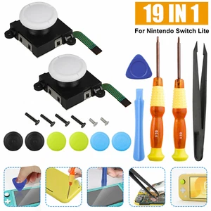 For Nintendo Switch Lite 19In1 Analog Joystick Replacement Repair Tool Kit Set - Picture 1 of 12