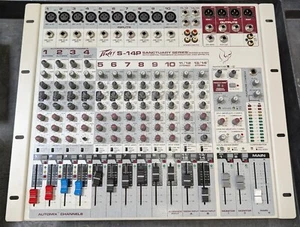 Peavey S-14P 12-Kanal Powered Mixer mit Digital Feedback Elimination & Effekten - Bild 1 von 6