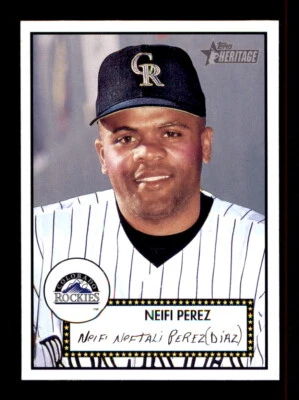 2001 Topps Heritage #155 Neifi Perez - Image 1 of 2