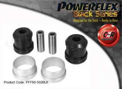 Powerflex Black Fr Arm RR Buchsen für Renault Megane 2 Alle 02-08 PFF60-502BLK - Bild 1 von 4