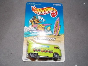 Vintage Hotwheels Van De Kamp Fish O Saurs VW Drag Bus 1997 Sealed Estate Find - Picture 1 of 7
