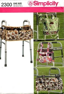 Accesorios para caminantes Simplicity 2300 bolsas organizadores patrón de costura sin cortar - Imagen 1 de 2