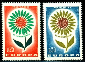 Monaco 1964 Europa CEPT,Stylized flower with 22 petals ,Mi.782,MNH - Picture 1 of 2