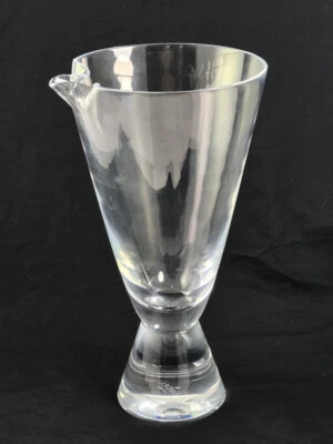 RARO Gucci Mid Century Mod Jarro de Cristal Bar Coquetel Bebida Decantador Utensílios de Bar - Imagem 1 de 4