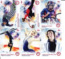 2014 Topps US USA Olympic and Paralympic Team Cards Pick from List 